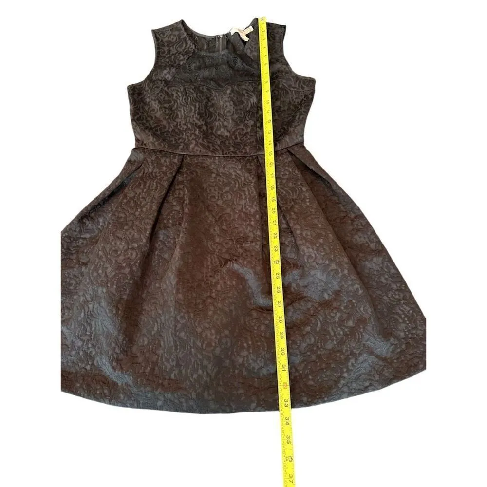 Forever 21 Women's Black Lace Skater Dress Sleeveless Size S - Image 7