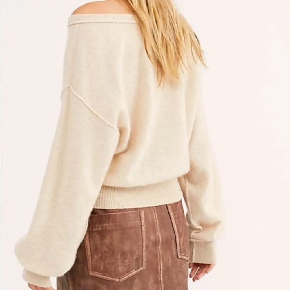 Free People  Love Like This Cashmere Pullover Sweater - Image 2