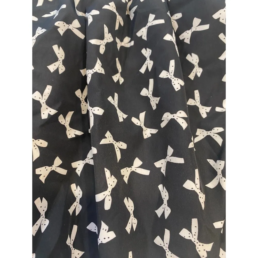 Tommy Girl Tommy Hilfiger Bow Print Mini Skirt Size L - Image 2