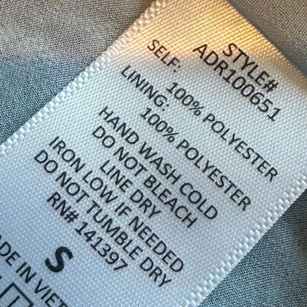 ASTR The Label Blue Purple Shirred Mini Dress Ruffle Flowy Size Small Women's - Image 10