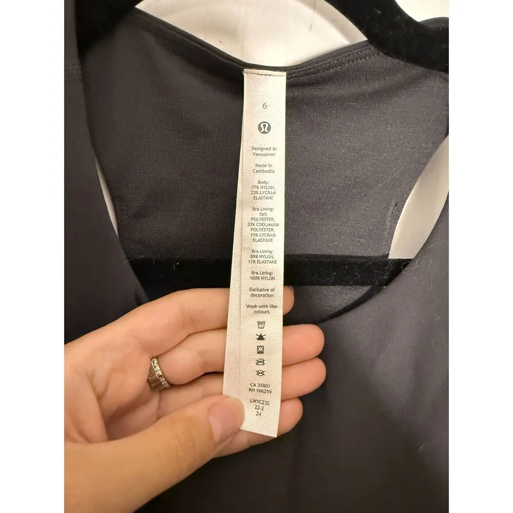 Lululemon Athletica Invigorate Train Tank Gore Grey NWT - Image 5