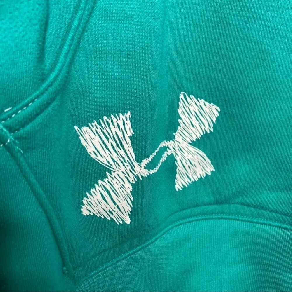 Under‎ Armour teal hoodie size small - Image 4