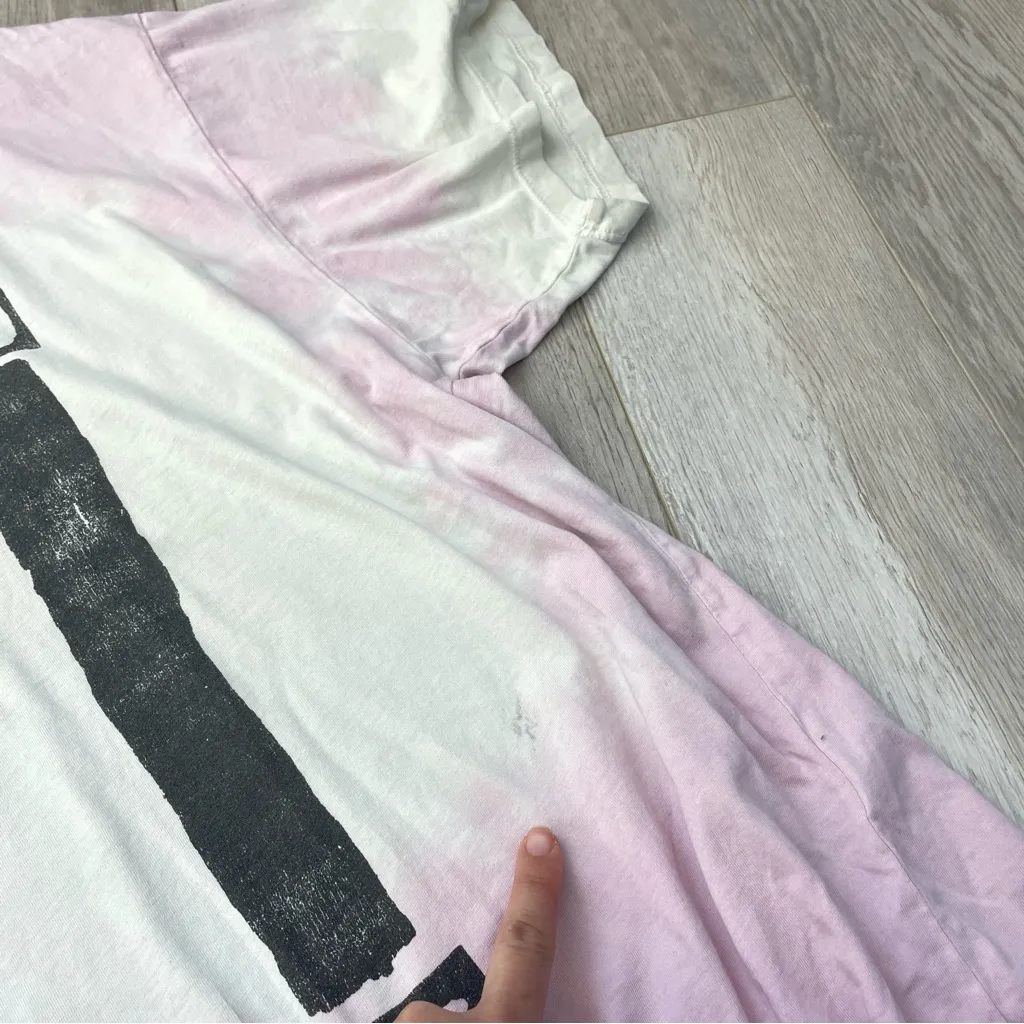 Daydreamer Indie Tshirt rolling stones voodoo 94-95 tie dye womens Pink one size - Image 7