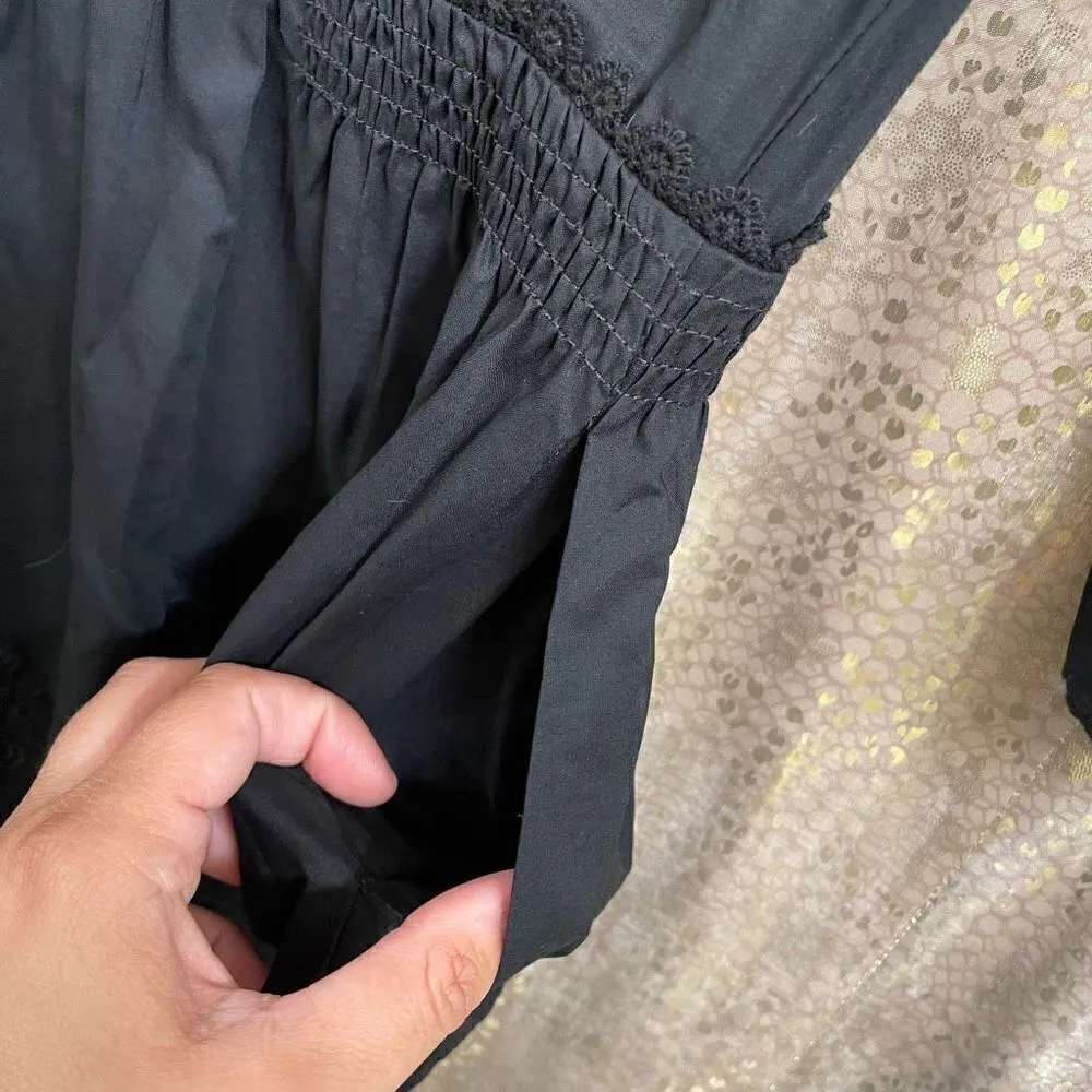 Victoria’s Secret Black Gothic Victorian Embroidered Doll Dress Small 4 NWT - Image 12