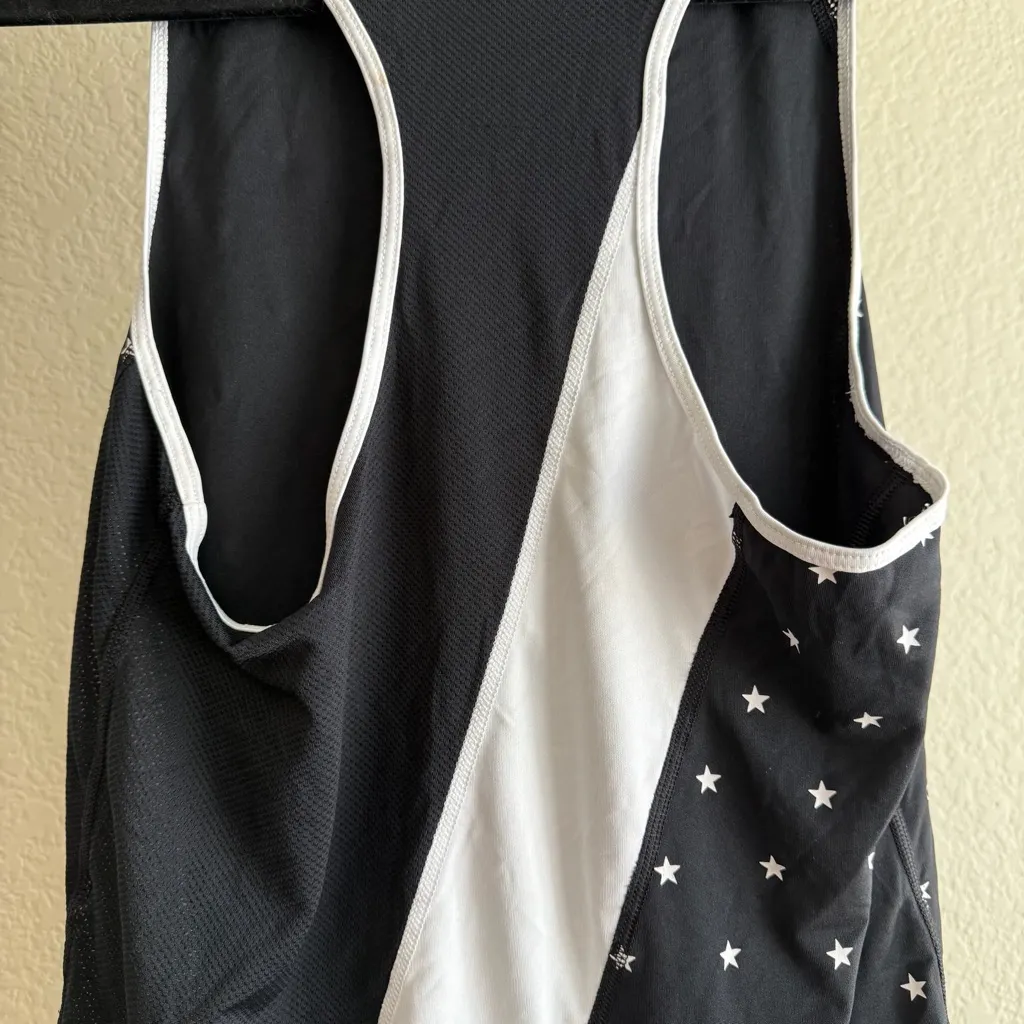 Nike Tank Top Black White Sleeveless Dri Fit Training Shirt Small Running Gym - Image 5