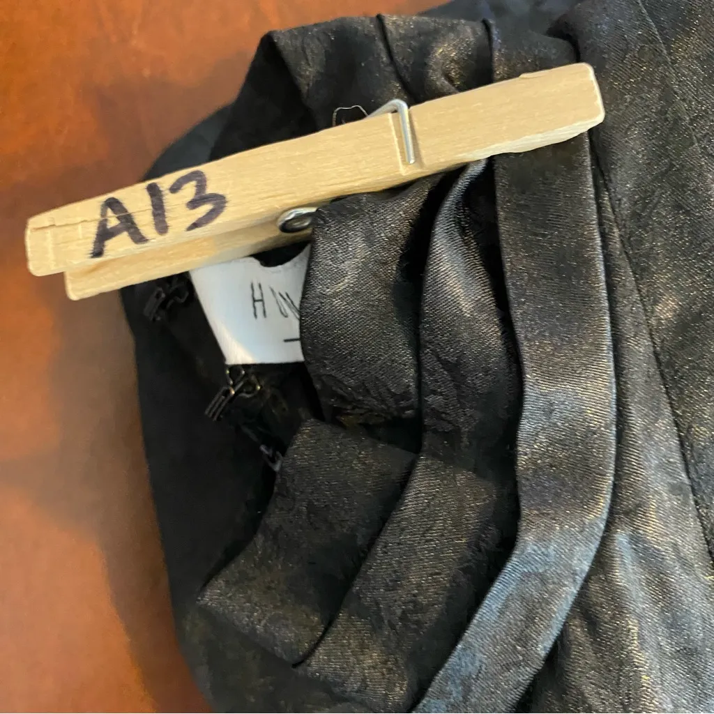 Hunter Bell Ariana Ruched Long Sleeve Black Onyx Dress size 0 NWT LBD sexy prom - Image 13