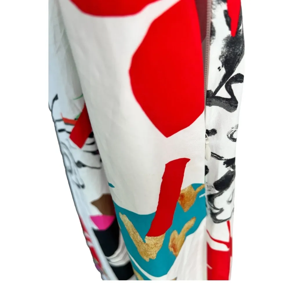 Flutter flies by Donald Cotton Dress in Bianco size 2 Weekend By Max Mar… - Image 3