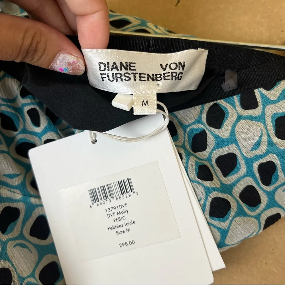 Diane Von Furstenberg Molly Skirt Pebbles Icicles - Image 8