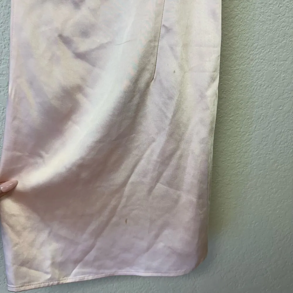 Princess Polly Siillato Bow Mini Dress Black Pink Size 6 - Image 3