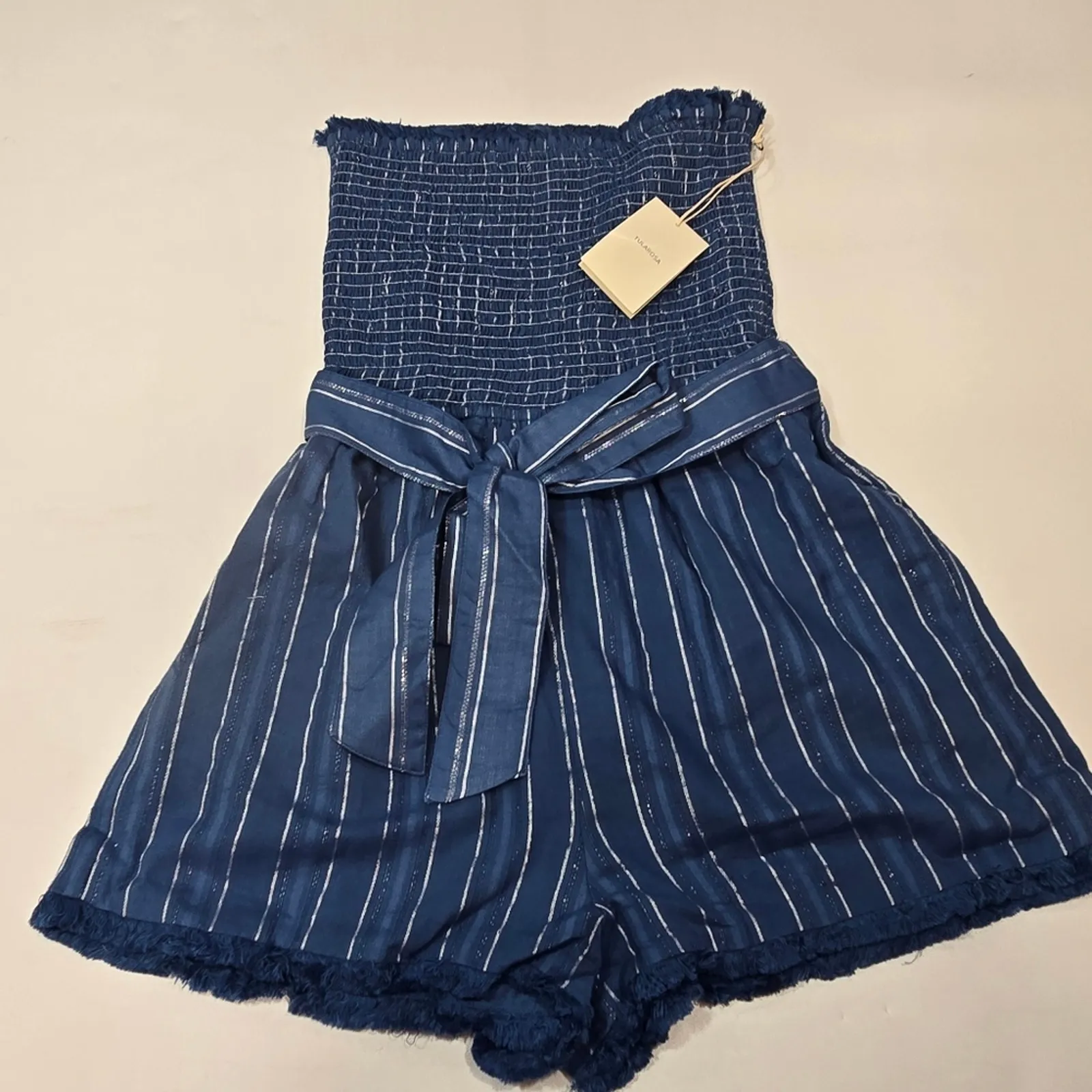 Tularosa  Laylah Romper in Indigo  Medium - Image 3