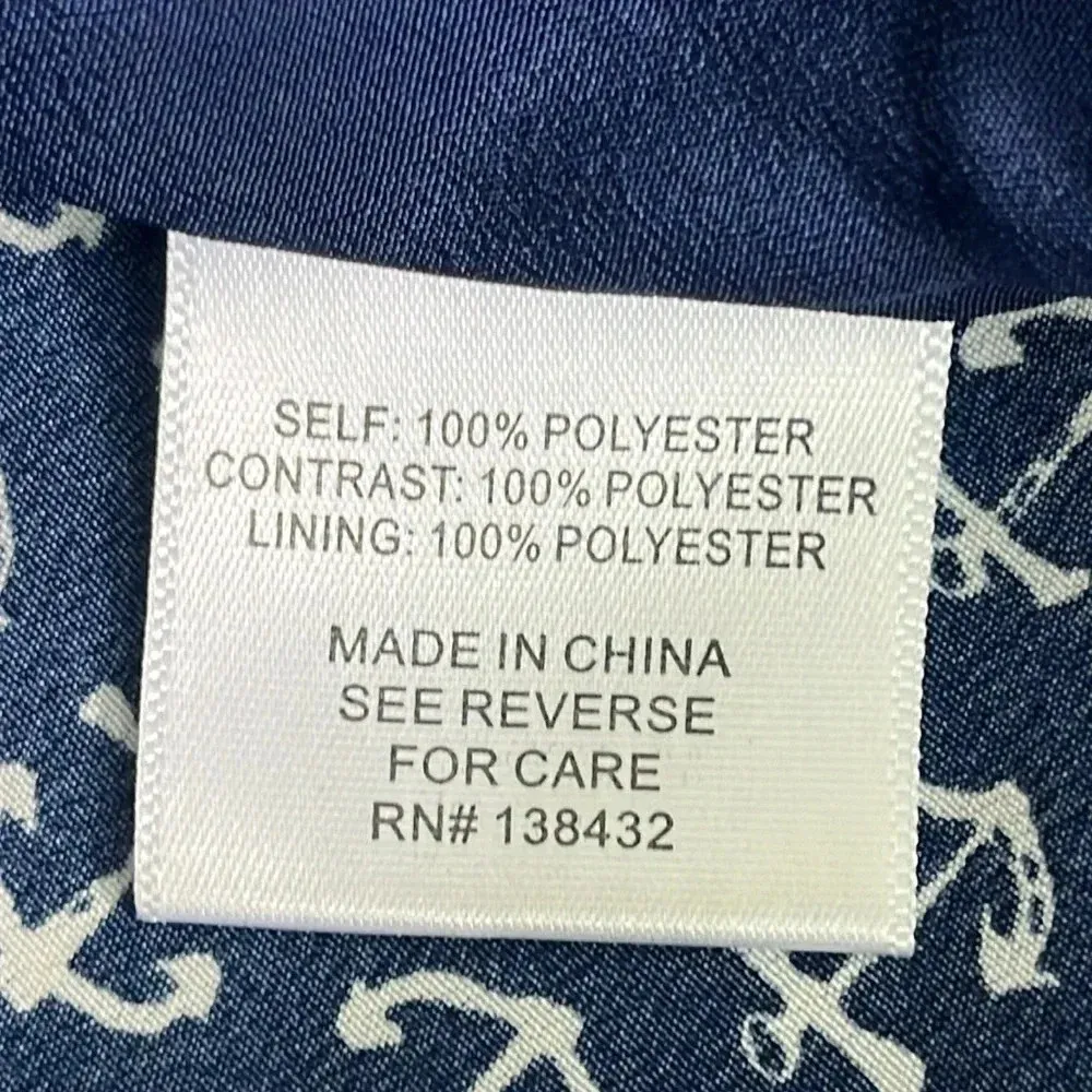 Modcloth anchors navy blue halter tie back shirt - Image 7