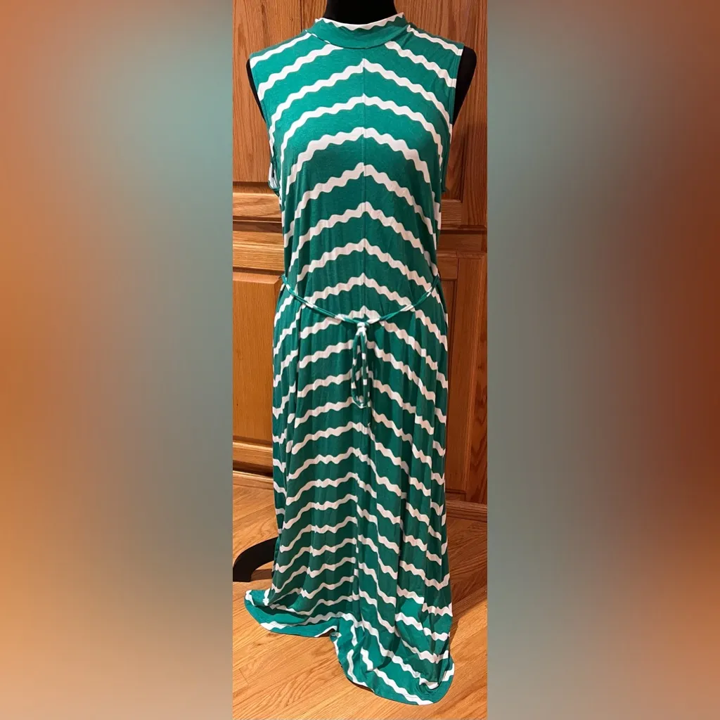 Boden Wavy Stripe Print Sleeveless A - Image 2