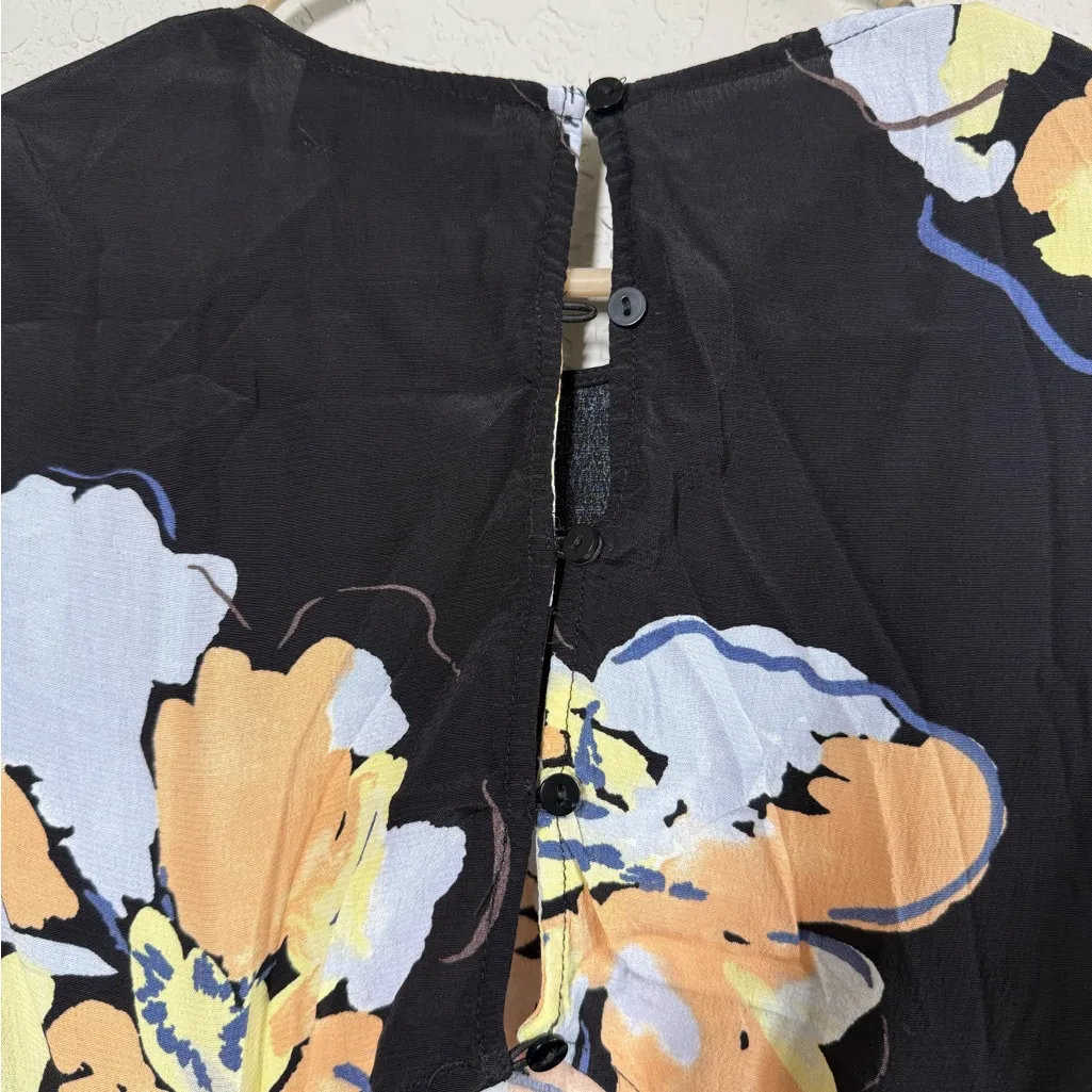 ASOS Floral Jumpsuit Size US 6 - Image 4