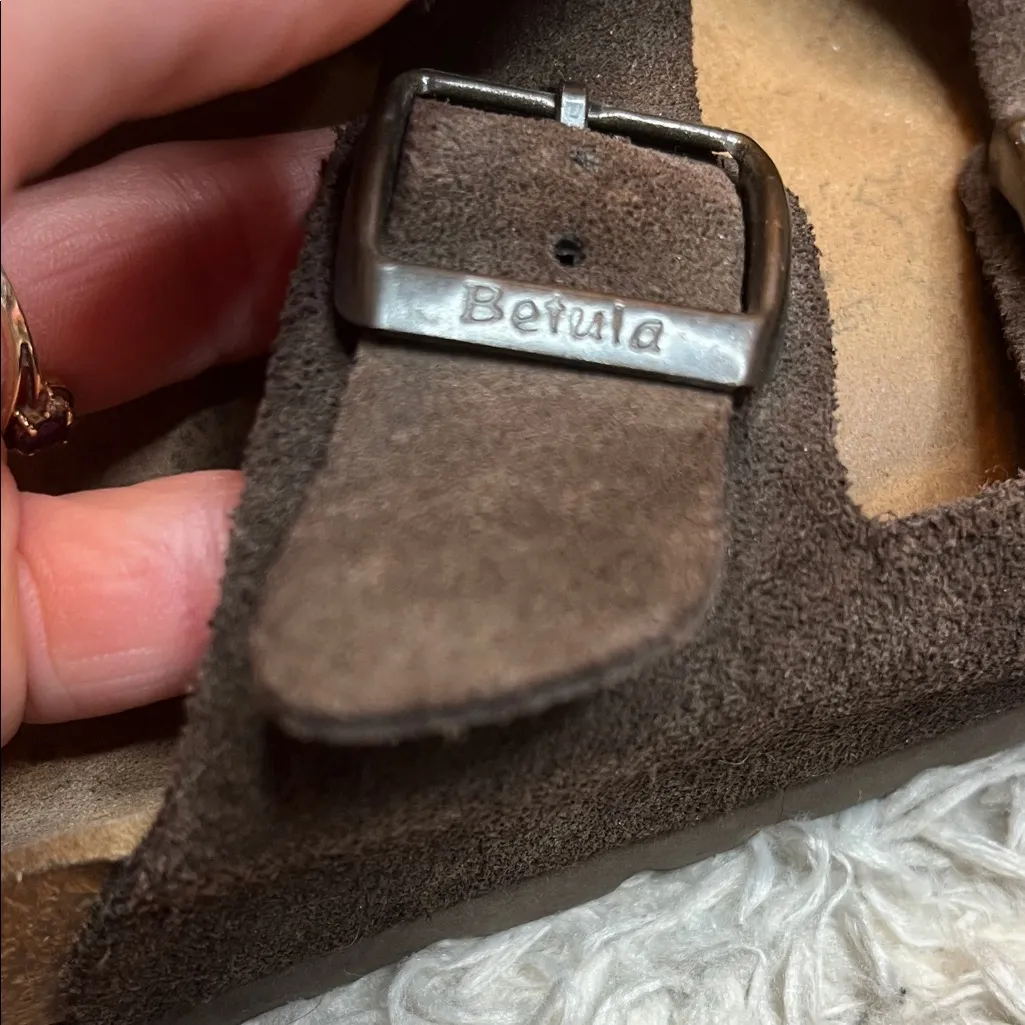 Birkenstock Arizona Dark Brown Betula Sandals Size 7 - Image 6