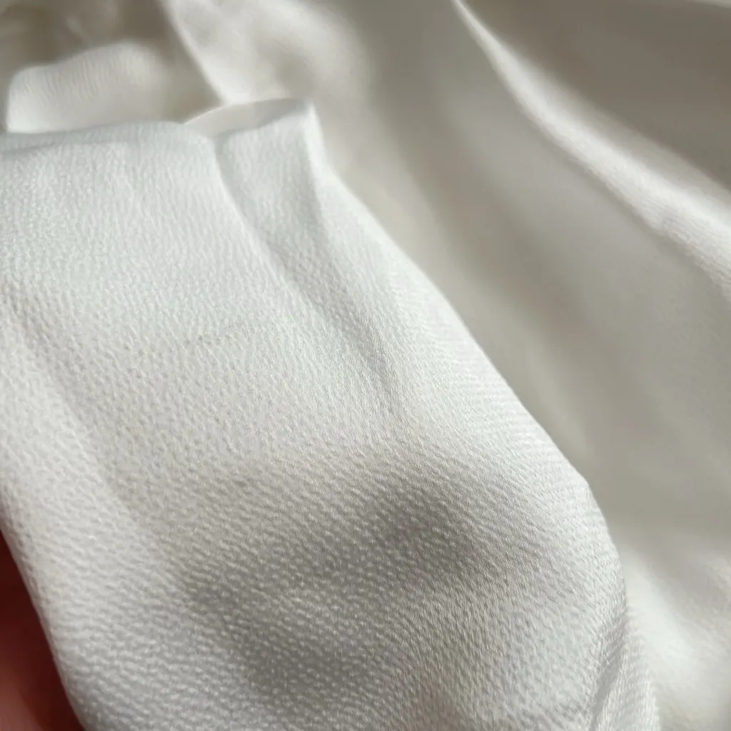 Shona Joy Luxe Tie Front Cocktail Dress Ivory Bridal Engagement NEW - Image 4