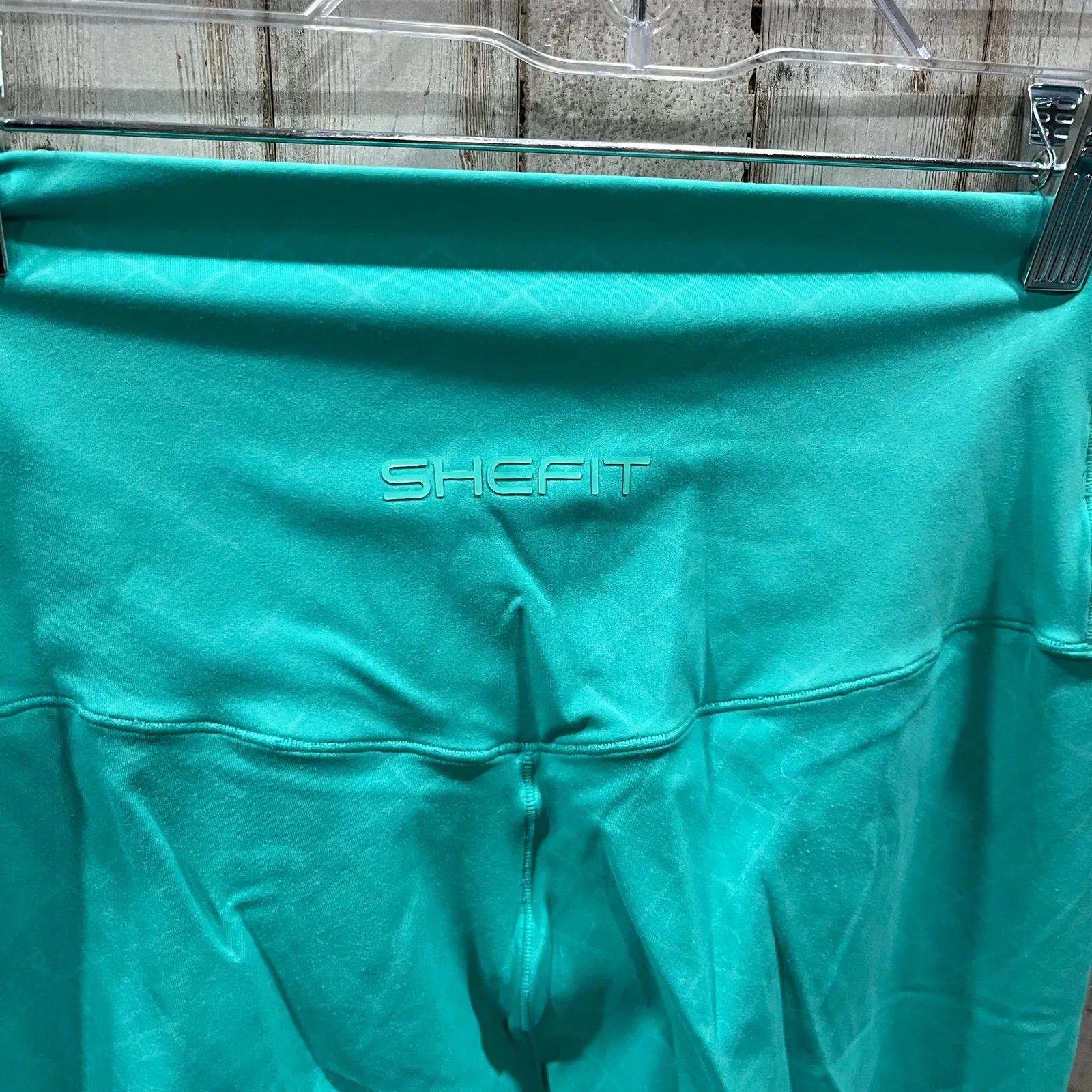 SHEFIT Boss Leggings Fierce Aqua Limited Edition Women’s Size Luxe Large Blue - Image 7