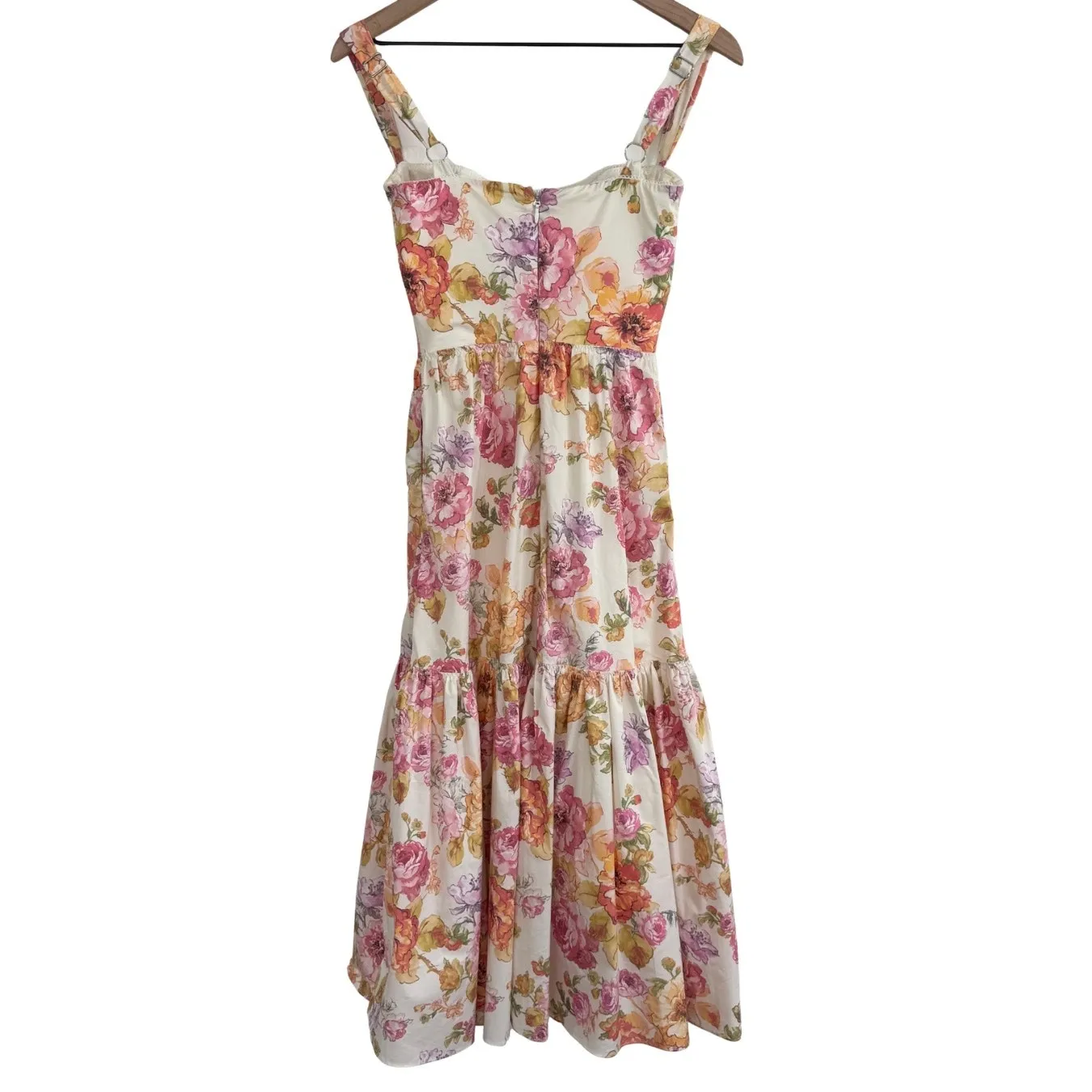 HOUSE OF CB Elia Floral Stretch Cotton Blend Corset Sundress Size XS A/C Cup - Image 10