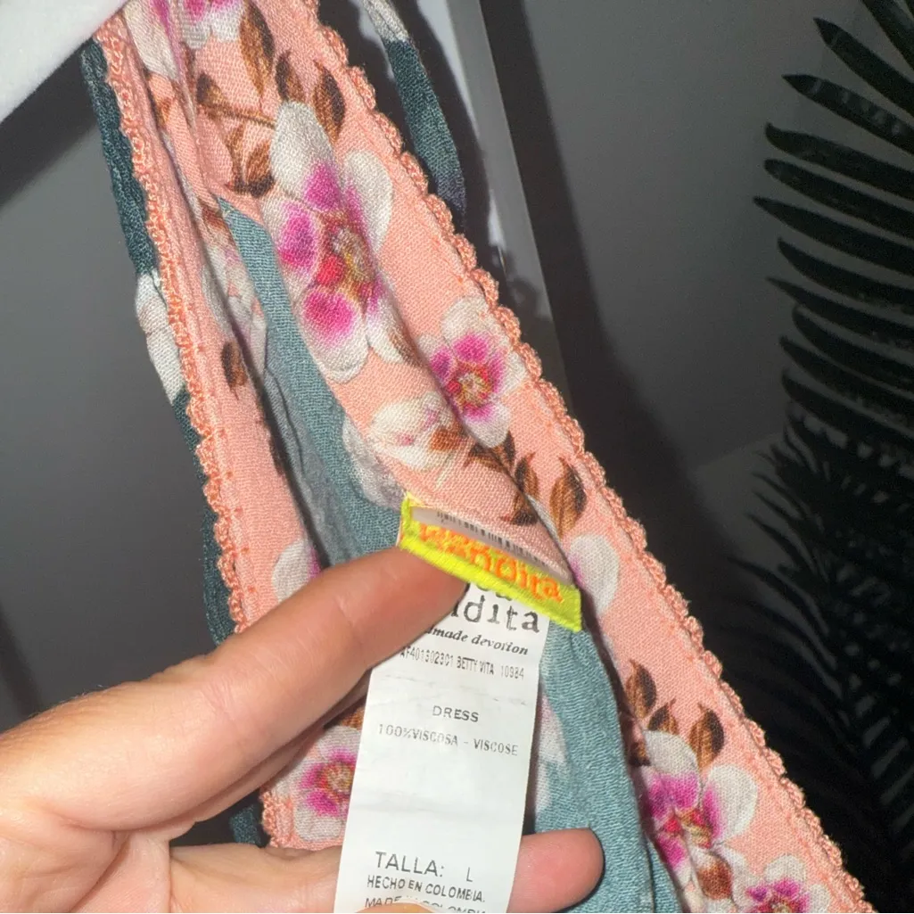 Agua bendita Dress Betty Vita Short Wrap Dress‎ Size Large - Image 6