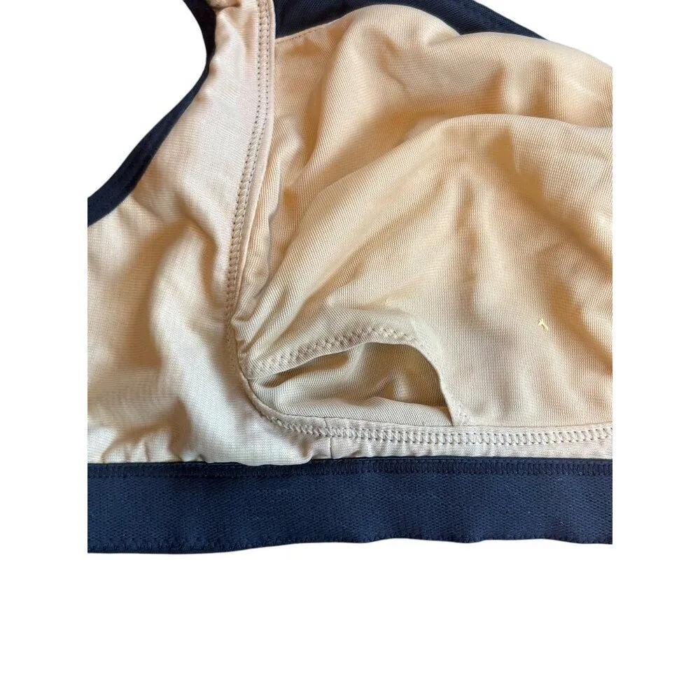 Lululemon Black Sports Bra Size 36DD Lightly Padded Adjustable Straps Hook Closu Black - Image 7