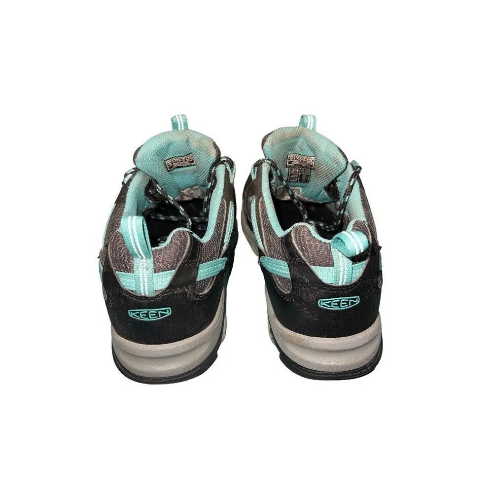 Keen Womens Saltzman Hiking Shoes‎ Sneakers Size 7.5 Grey Black Green 1013227 - Image 5