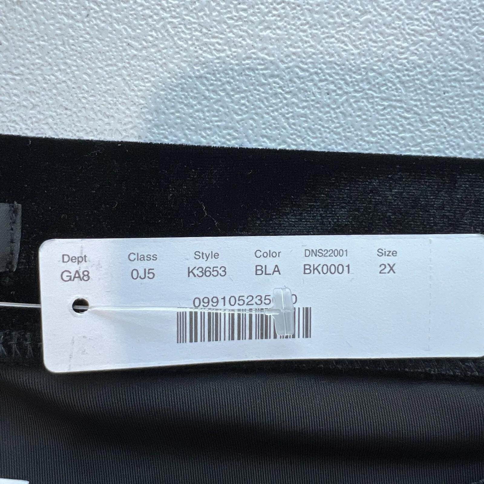 J. Crew Stretch Velvet Leggings Women Plus Size 2X Black Full Length K3653 New - Image 5