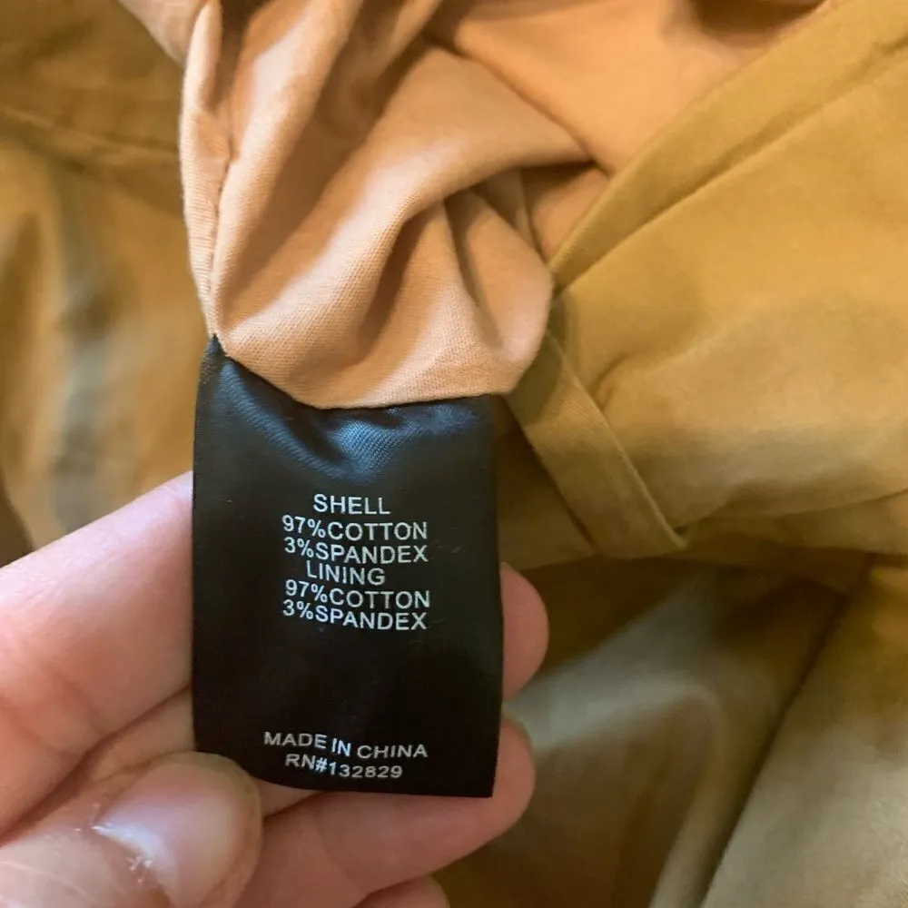 MAJORELLE Baldwin tan mini skirt size  XL - Image 6