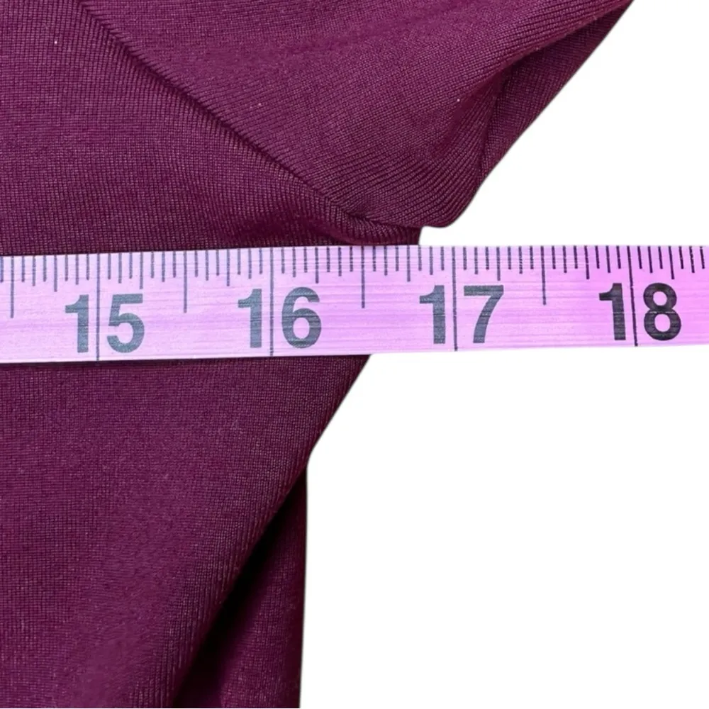 SUSANA MONACO Maroon Cocktail Dress Size L - Image 7