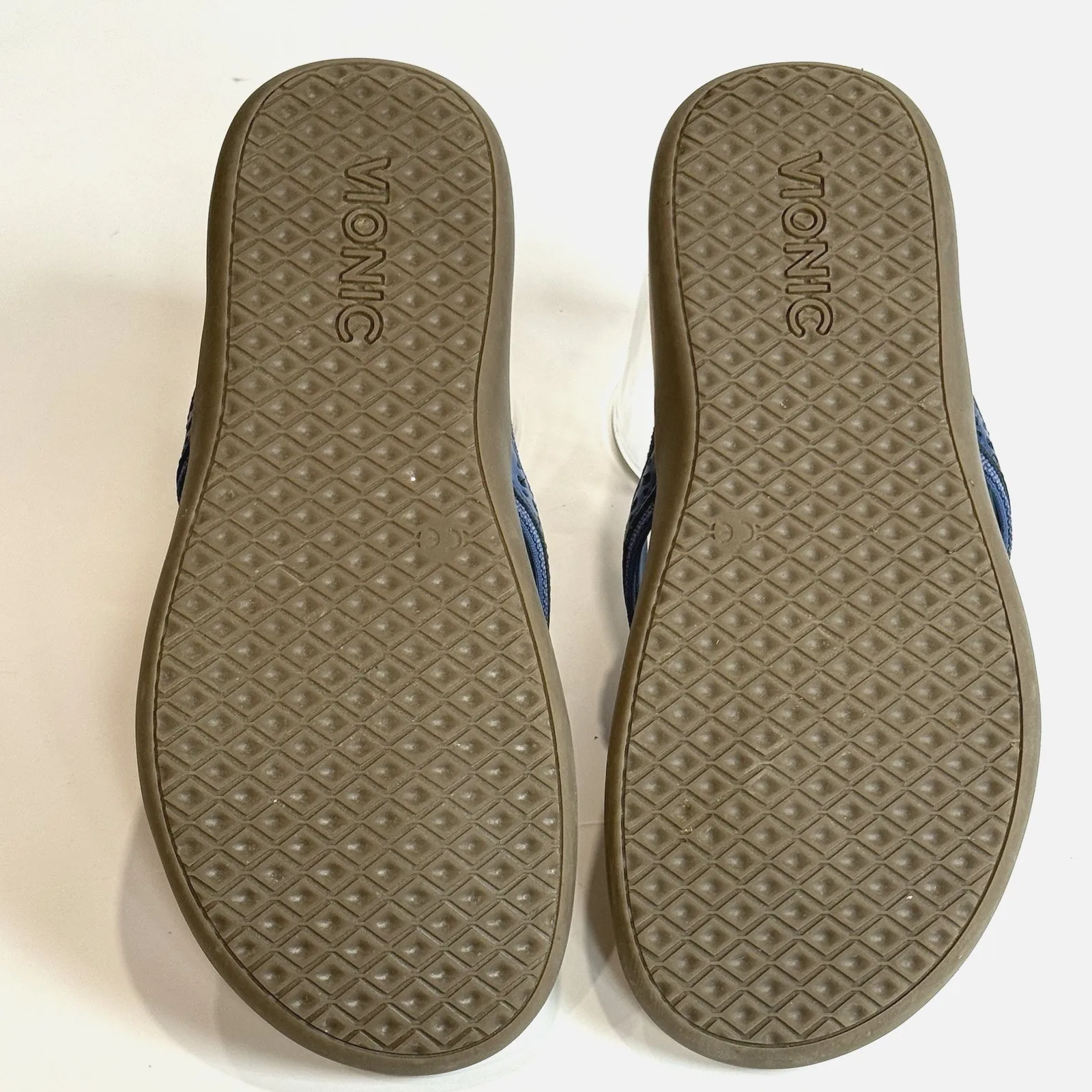 Vionic Flip Flop Sandal Shoes Women US 8 EU 39 Orthotic Sally Leather Toe Post - Image 6