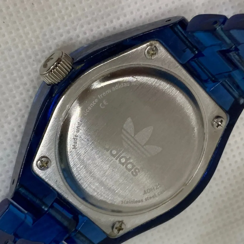 Adidas Cambridge ADH2552 women watch blue tone 35mm round case 7” running - Image 7