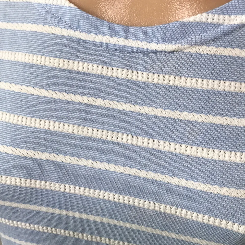 Sail to Sable Stripe T-shirt Dress Blue Nautical - Image 3