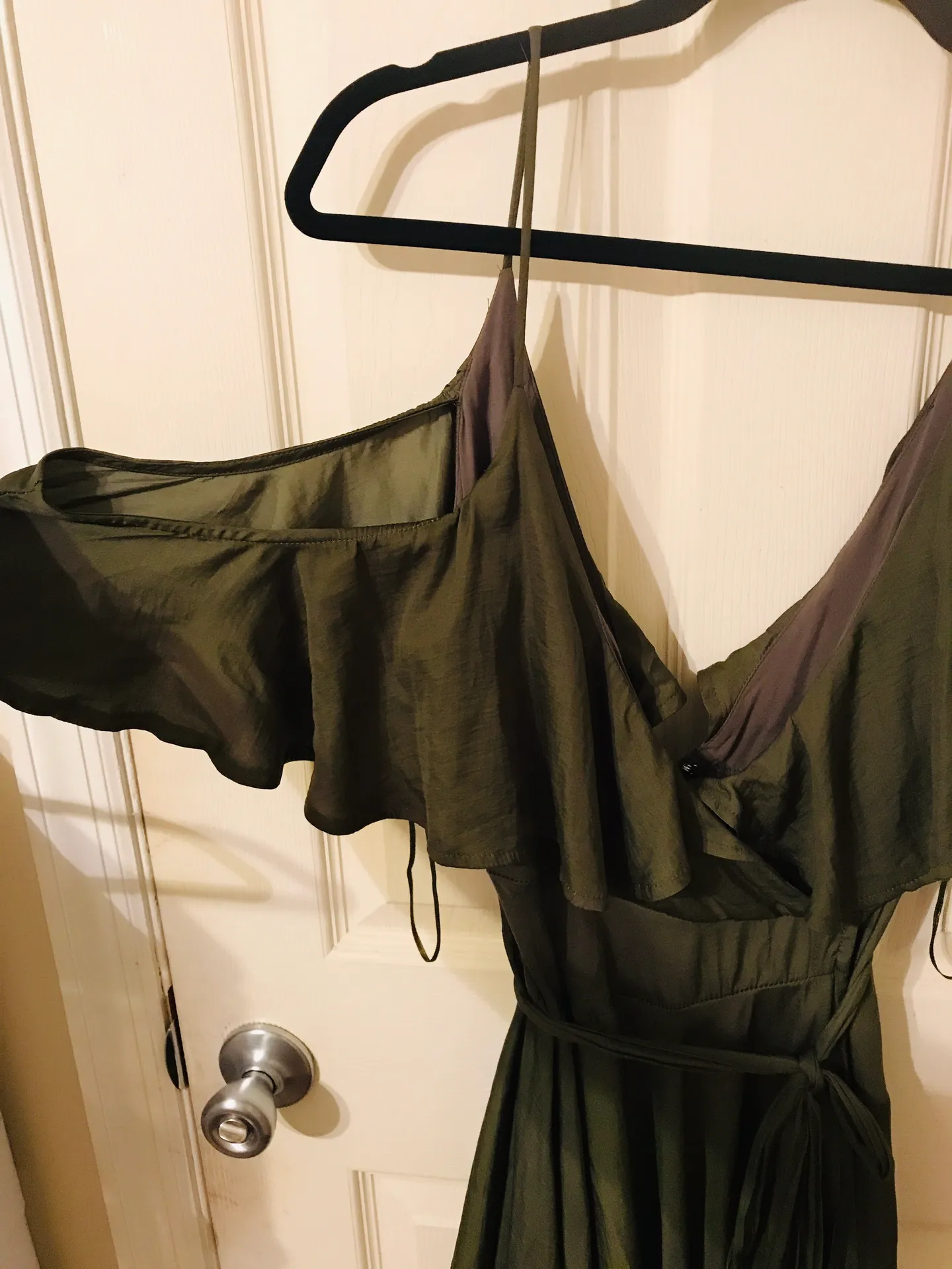 My Kim Collection green satin dress  - Image 8