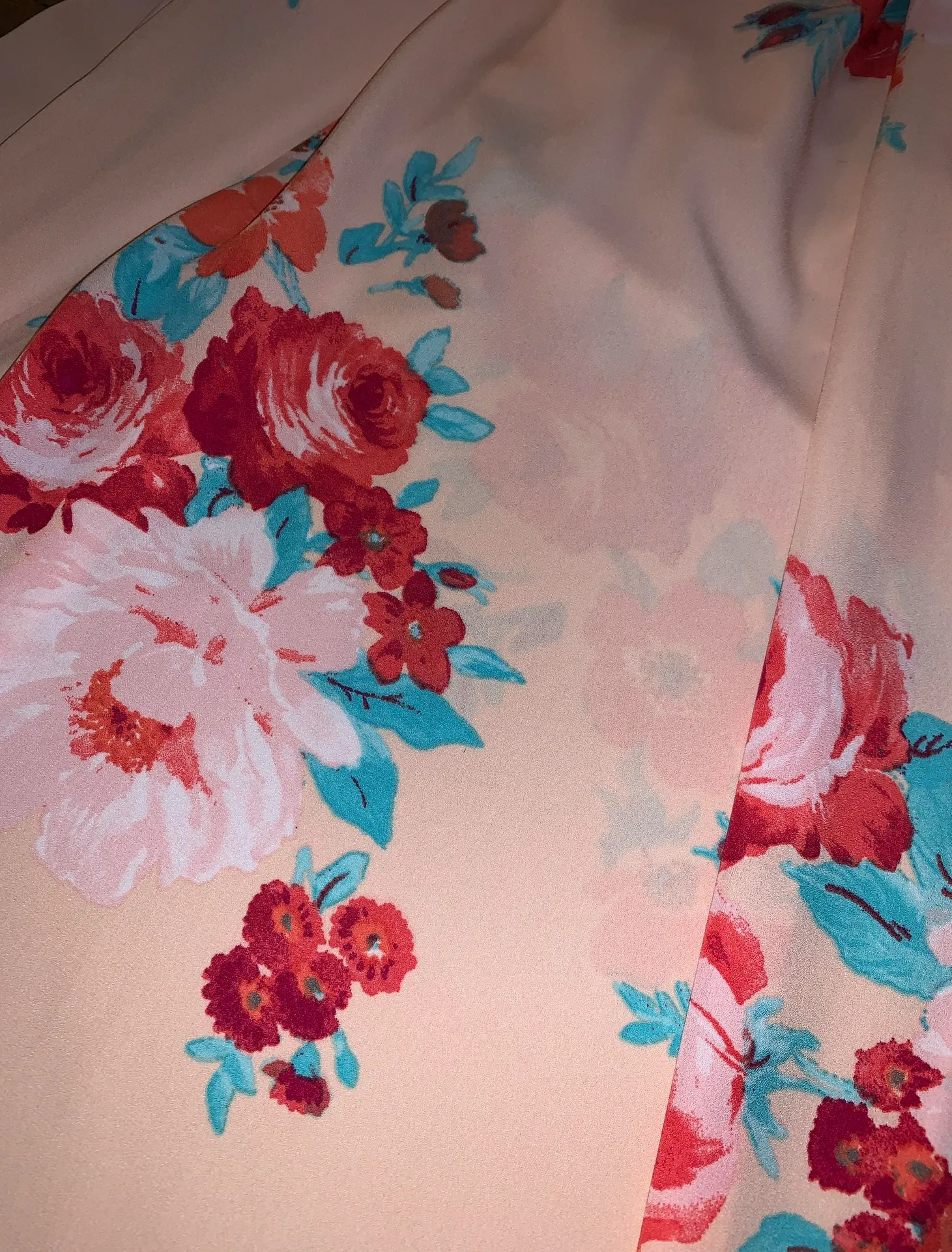 Francesca's Floral Maxi Dress - Image 3