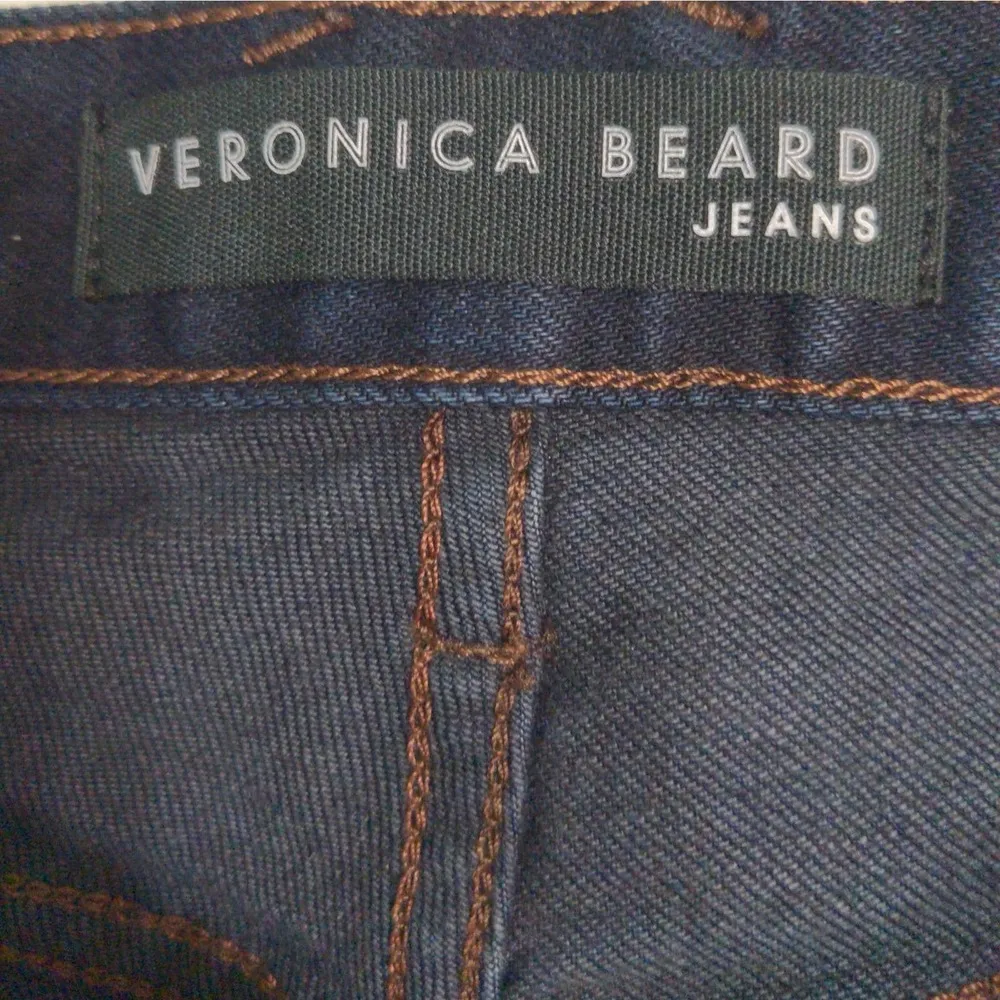 Veronica Beard Womens Ryleigh Straight Leg Jeans Blue Dark Wash High Rise 00 New - Image 7