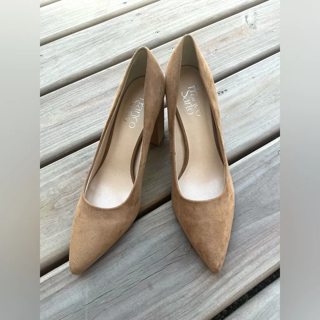Elegant Franco Sarto heels 💛💛 Tan Size 7.5 - Image 5