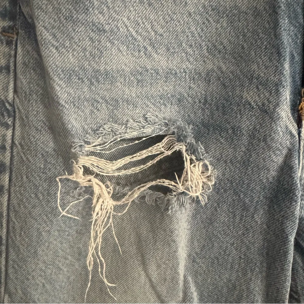 Zara Blue High Rise Jeans Classic Style - Image 3