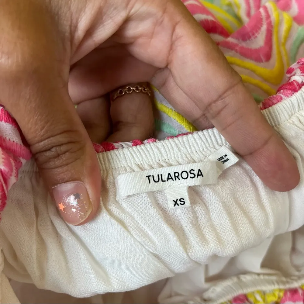 Tularosa Finley Top in Pastel Rainbow - Image 9