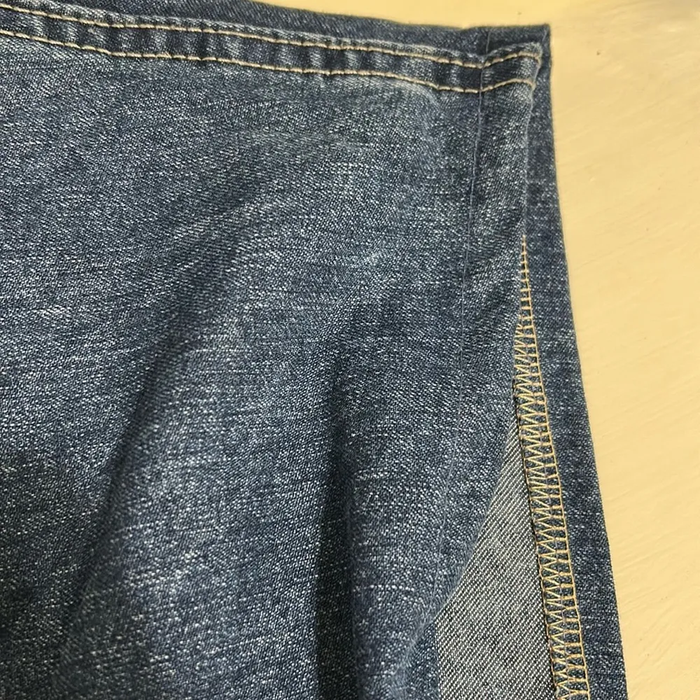 Lee Y2K denim jean carpenter shorts Bermuda 12” inseam NWOT 90s 32” waist - Image 3