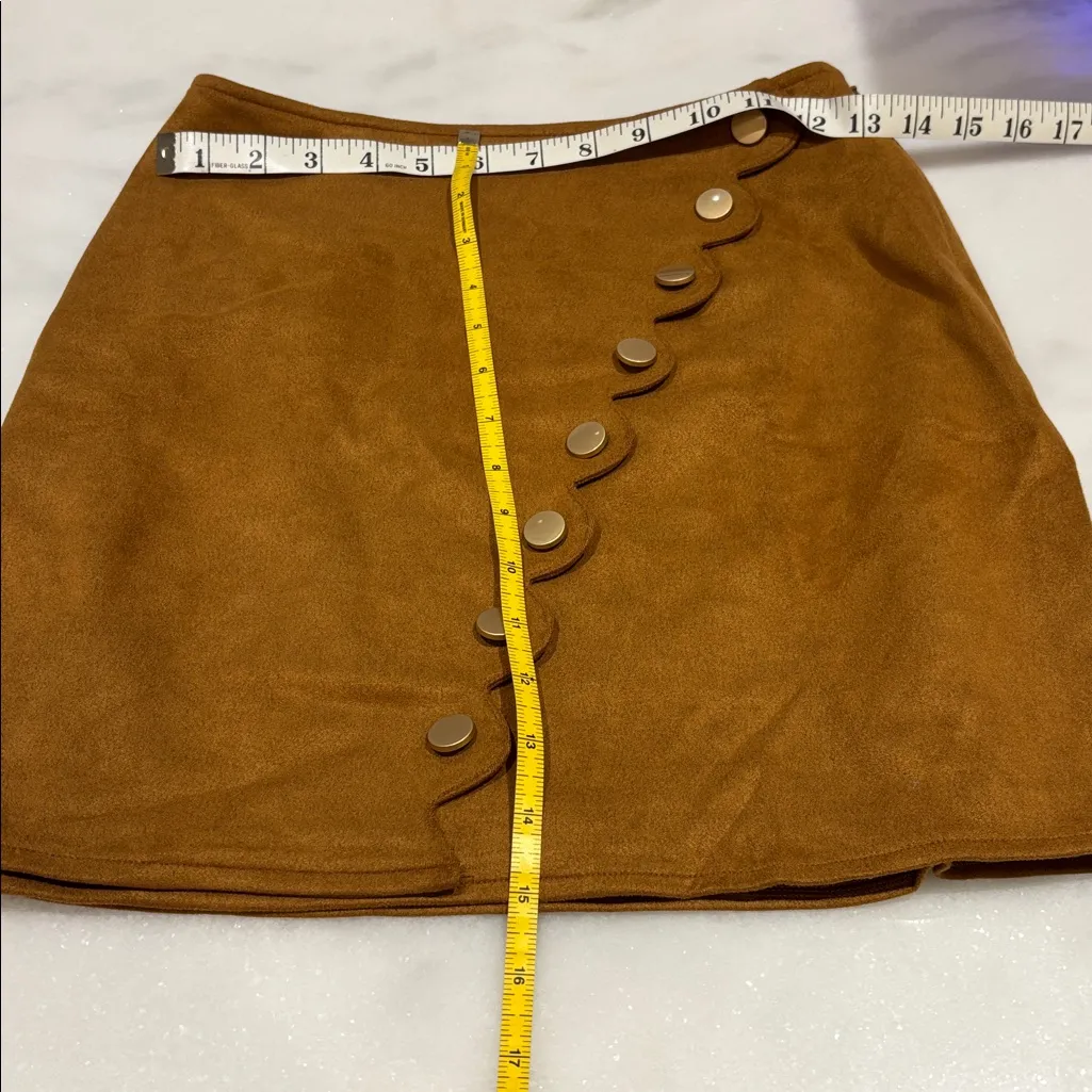 Cupshe Faux Suede Mini Skirt - Image 6