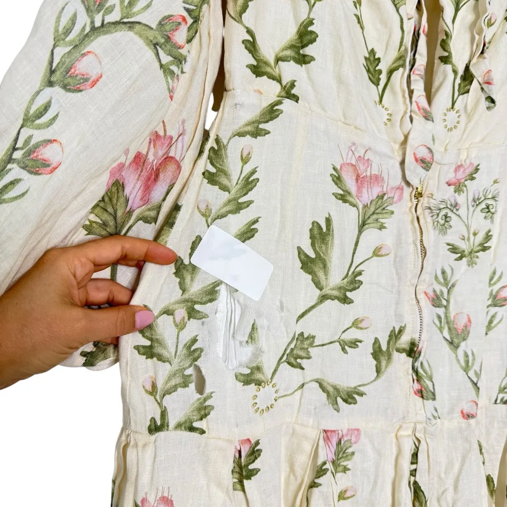 Agua by Agua Bendita Senlis Oasis Dress White Size L - Image 12