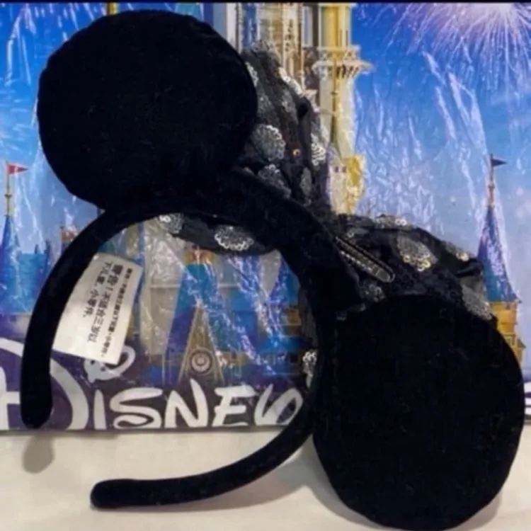 Disney parks interchangeable interchangabow Minnie Mouse ears and bow - Image 3