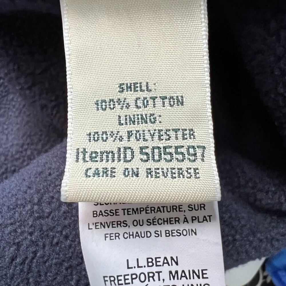 L.L.Bean Women Shaket Medium Cotton Fleece Plaid Barn Country Western Cabincore - Image 11