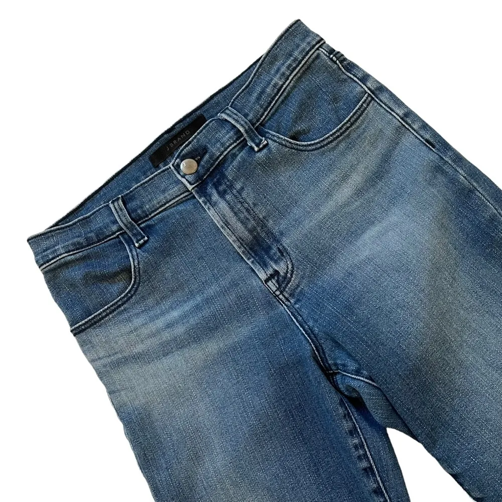 J Brand Maria High-Rise Skinny Jean Comfort Stretch - Sorority Wash - Image 10