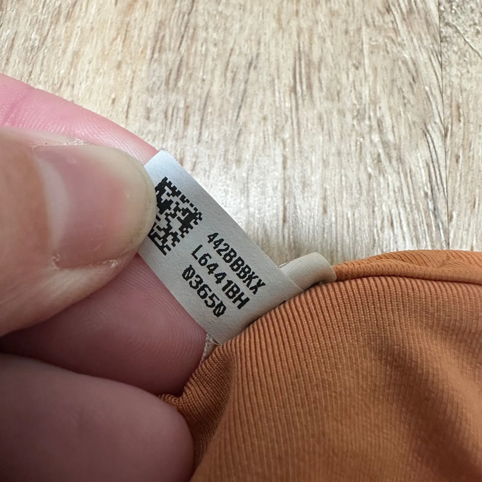 Aerie  | Orange Metallic Shine Sparkle 90s High Waist Cut Cheeky Bikini Set, L/XL - Image 7