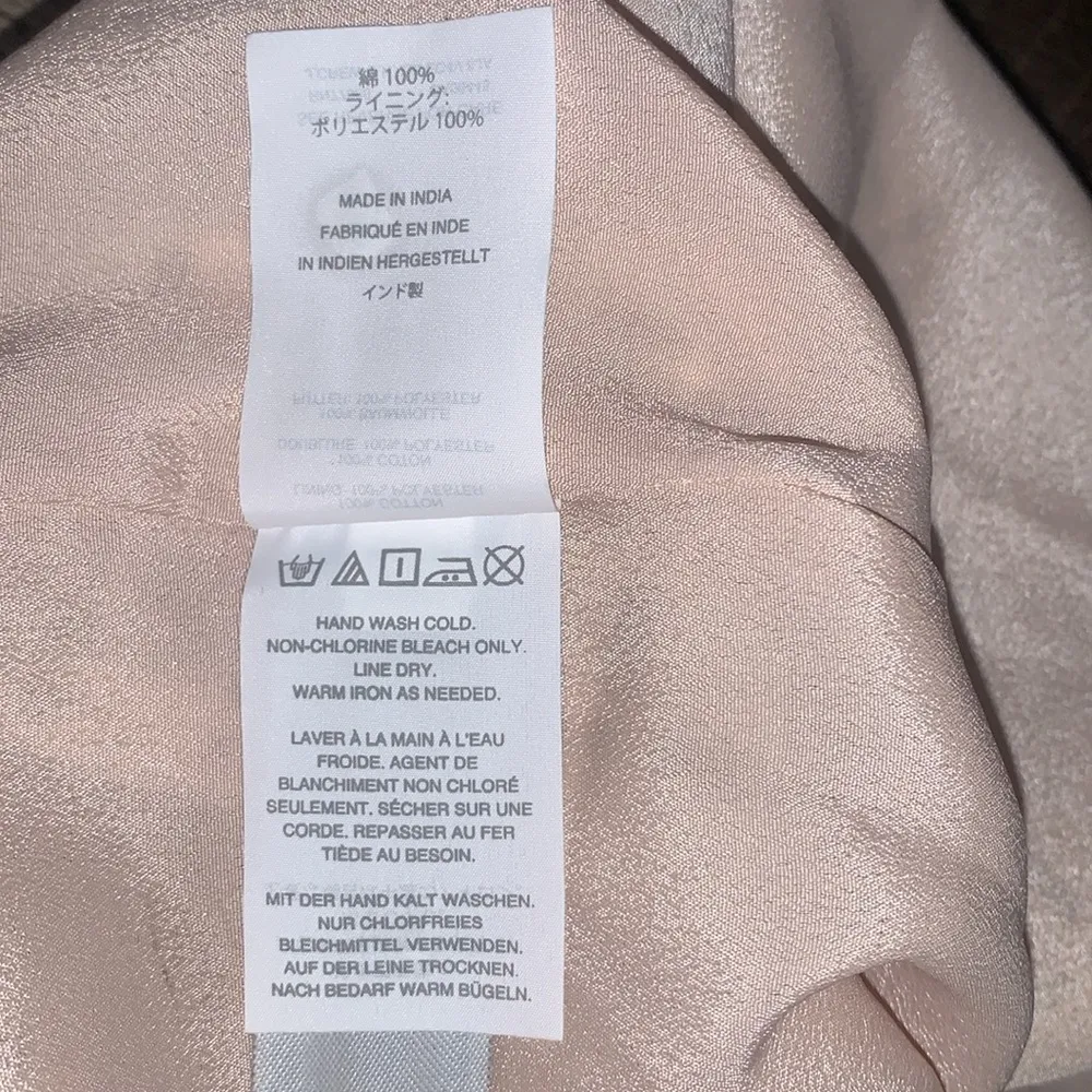 J. Crew White One Shoulder Ruffle Eyelet Top Size 10 - Image 10