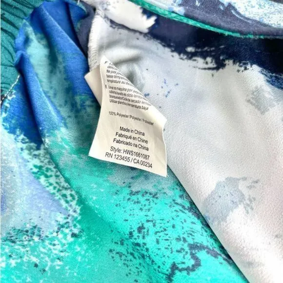 H by Halston Printed Pull On Culotte‎ Pants - Image 4