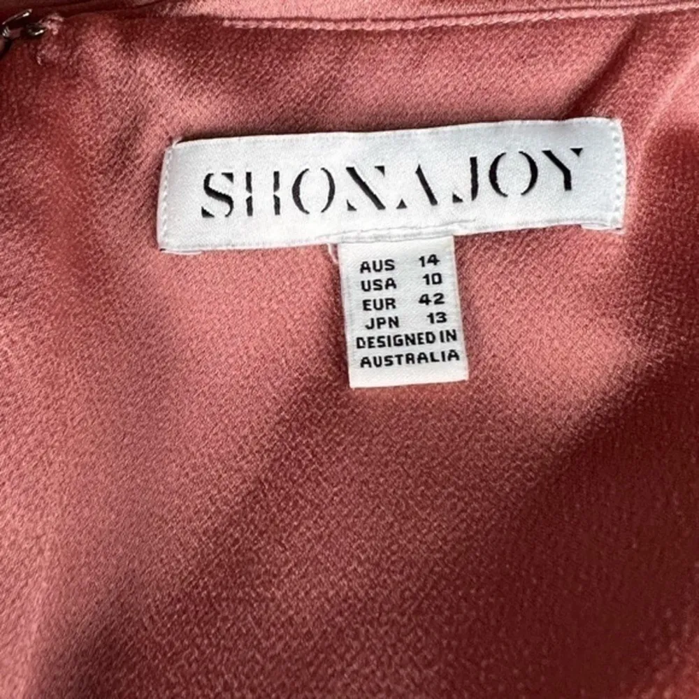 Shona Joy Luxe Frill Cocktail Dress In Rose Pink - Image 7