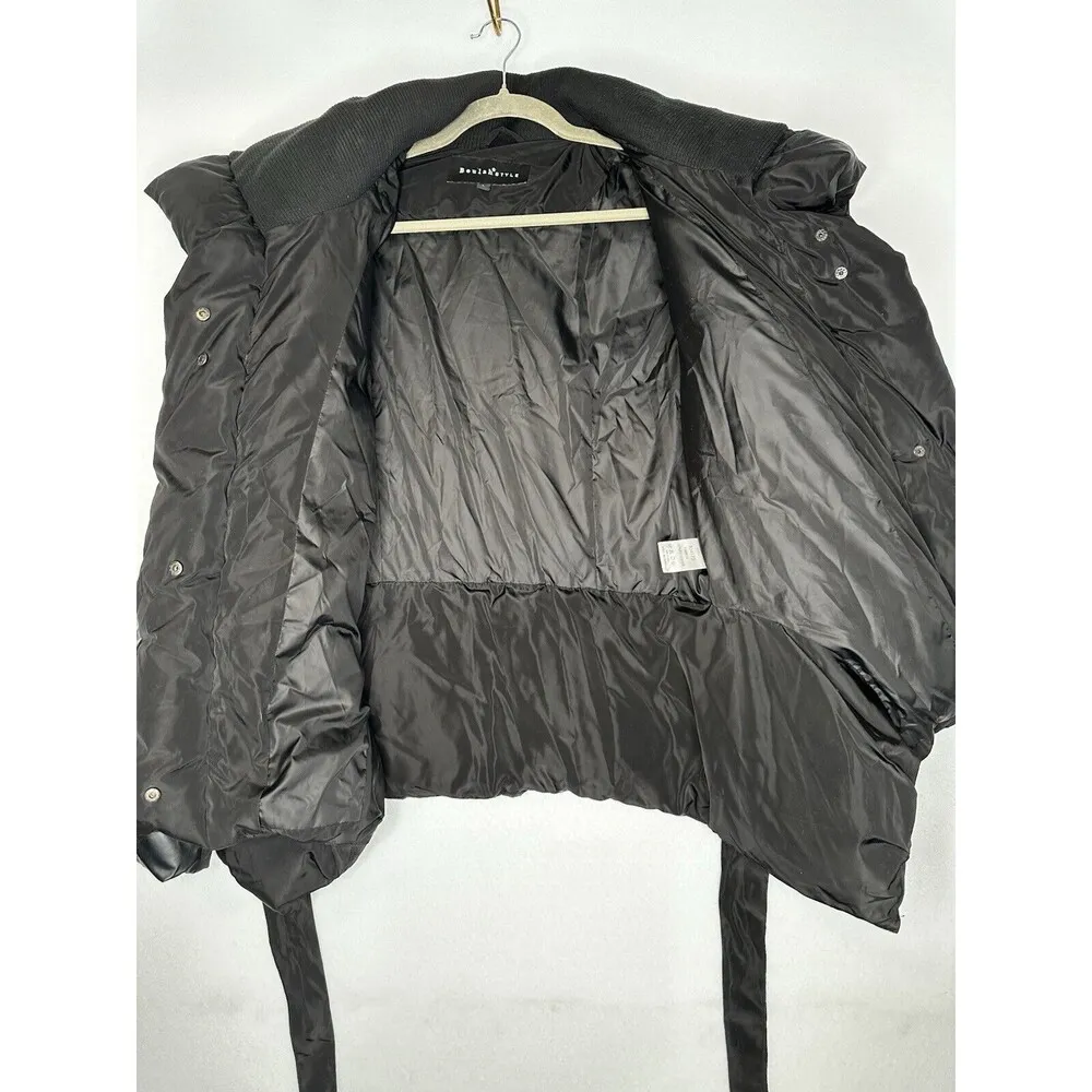 Beulah  STYLE Black Puffer Jacket‎ Size Large - Image 6