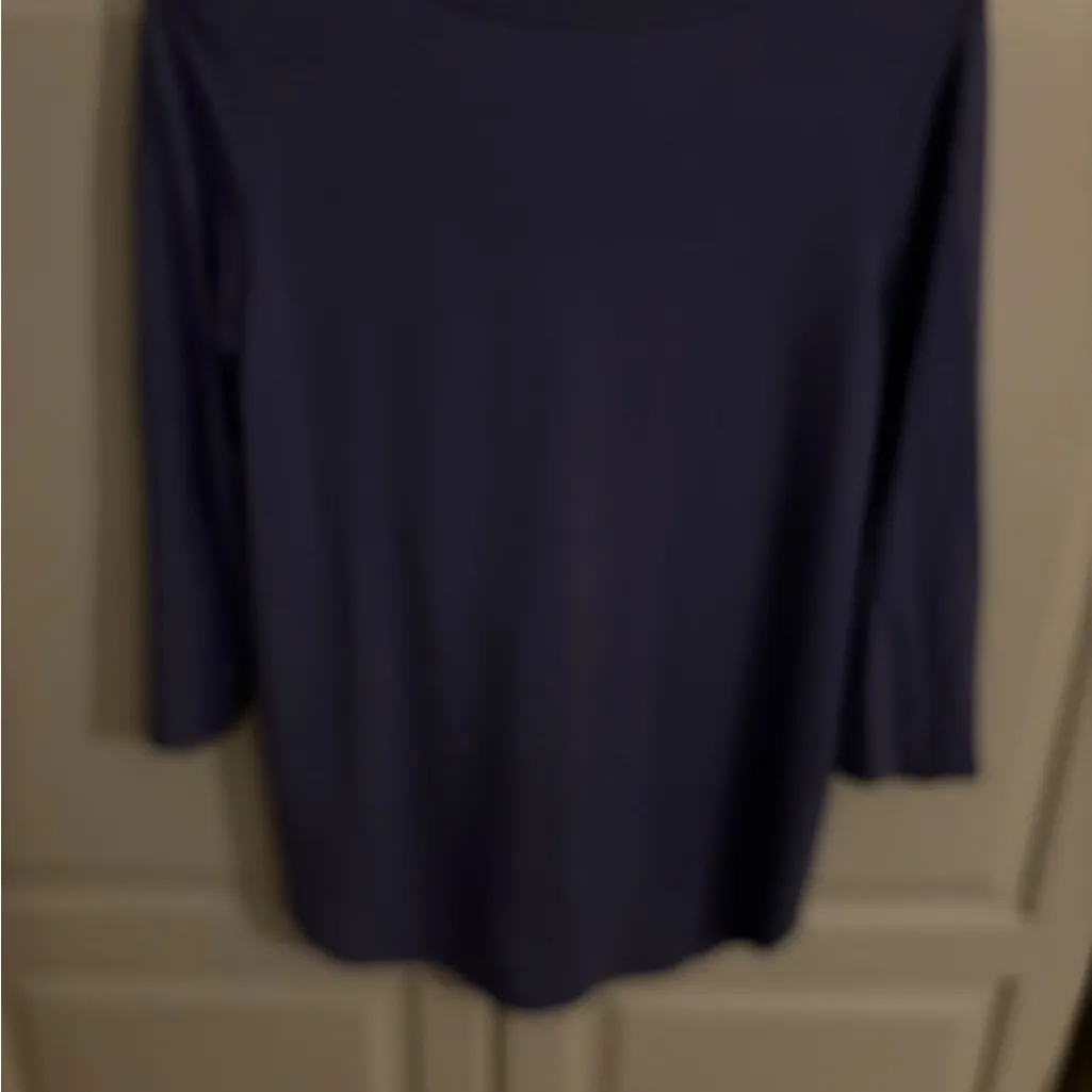 Tahari  lavender top. Size PS   25” long and 16. “ pit‎ to pit. - Image 6