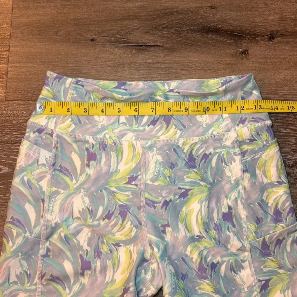 Freely Women’s Activewear High Waist Biker‎ Shorts Size XL Purple - Image 5