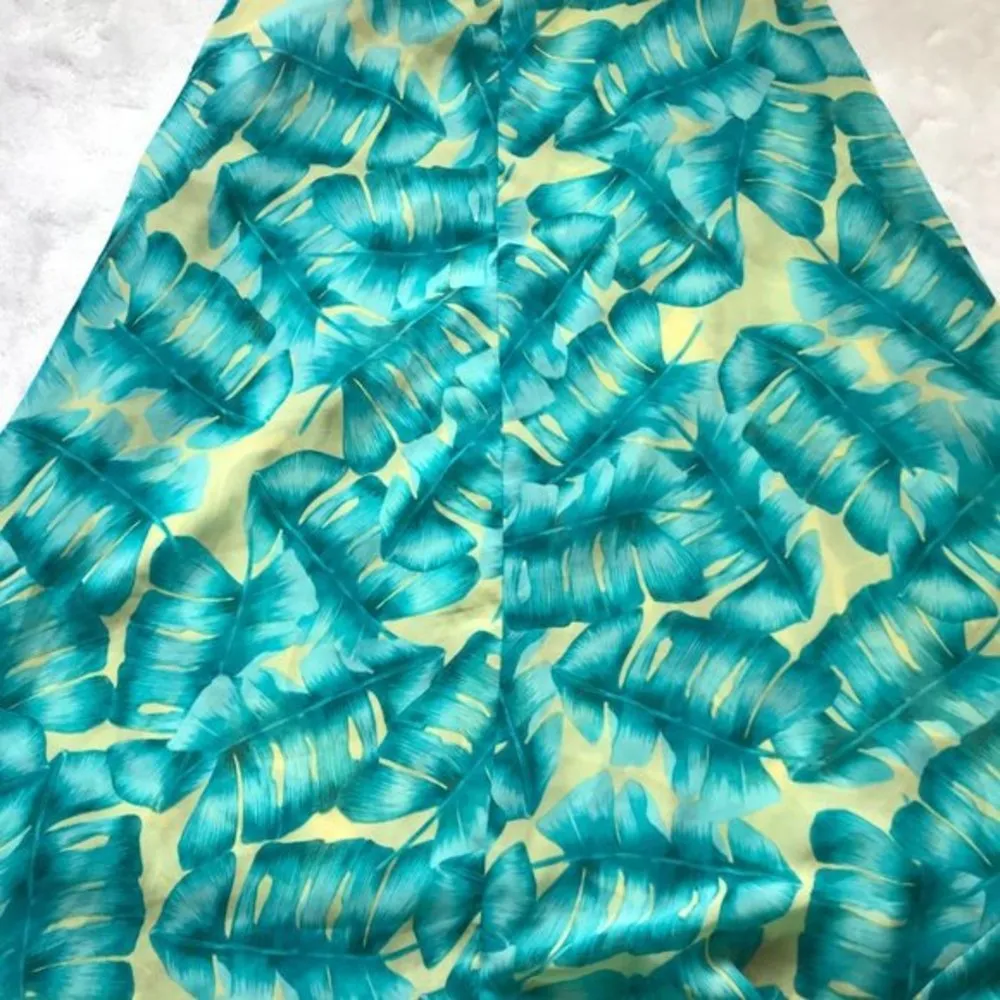 Show Me Your Mumu Women's Hawaiian Tropical Leaf Print Chiffon Maxi Skirt Size L - Image 10